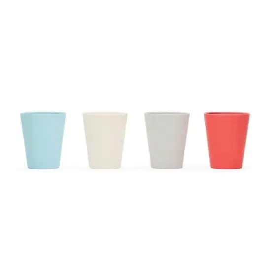 8.5oz 4pk Bamboo Fiber Kids Cups - Red Rover image {1}