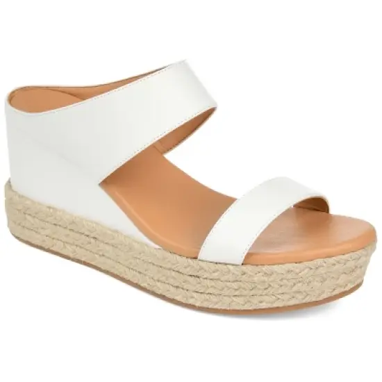 Journee Collection Womens Alissa Tru Comfort Foam Wedge Heel Espadrille Sandals image {13}