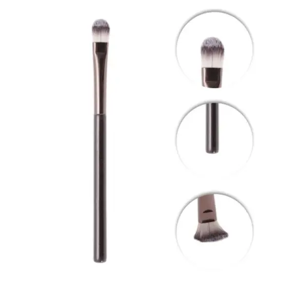 Unique Bargains Portable Concealer Brush Brown 1 Pc image {2}