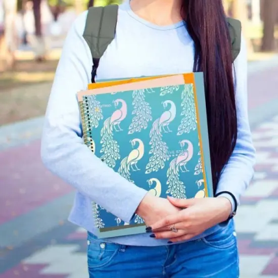 Five Star Fashion Wide Ruled Notebook 80ct Peacock, School Supplies image {7}