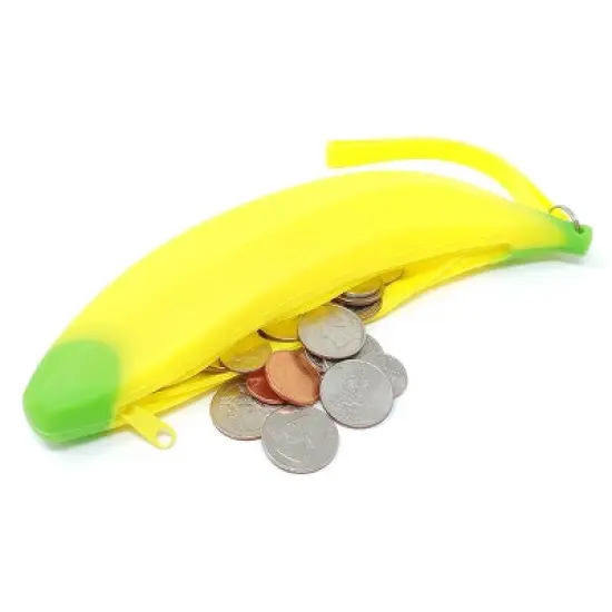 Wrapables Silicone Banana Pencil Pouch (Set of 2) image {3}