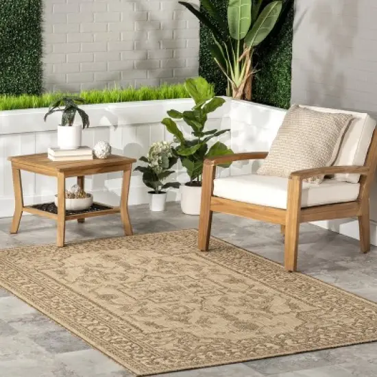 nuLOOM Candace Traditional Vintage Indoor/Outdoor Area Rug image {1}