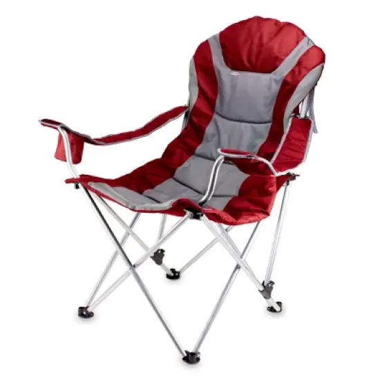 Oniva Outdoor Portable Reclining Camp Chair - Dark Red image {5}