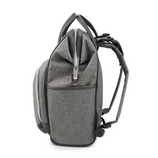 Bananafish Diaper Bag Solid - Light Gray Heather image {4}