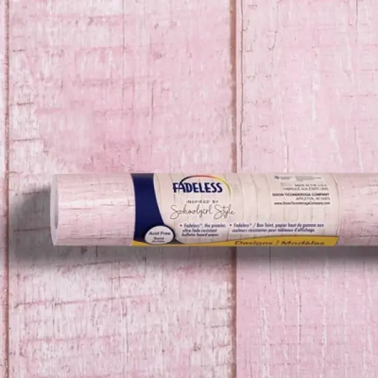 Fadeless&reg; Schoolgirl Style Bulletin Board Paper, 48" x 50', Southern Charm in Pink image {4}