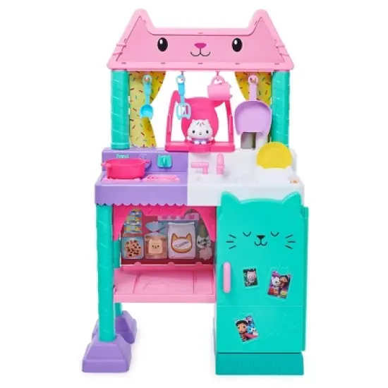 Gabby&rsquo;s Dollhouse, Cakey Kitchen Set for Kids with Play Kitchen Accessories, Play Food, Sounds, Music and Kids Toys for Girls and Boys Ages 3 and Up image {3}