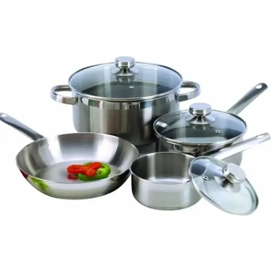 COOKPRO 503 STEEL COOKWARE SET 7PC ENCAPSULATED BASE image {4}