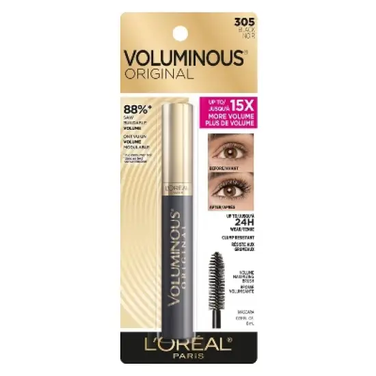 L'Oreal Paris Voluminous Mascara - 0.28 fl oz image {8}