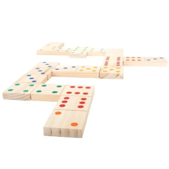 Hey! Play! Giant Wooden Dominoes Set image {2}