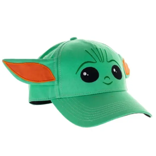 The Mandalorian Big Face Grogu Adjustable Dad Hat image {2}