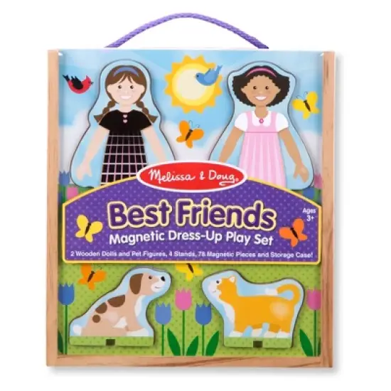 Melissa and Doug Best Friends Magnetic Dress-Up Magnetic Activity Set image {4}