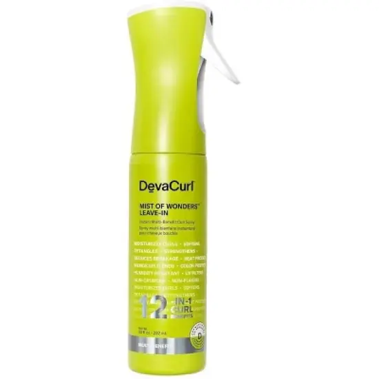 DevaCurl MIST OF WONDERS Leave-In (10 oz), 12-in-1 Diva Hair Instant Multi-Benefit Curl Spray, Deva Moisture Curls | DevaCurl image {4}
