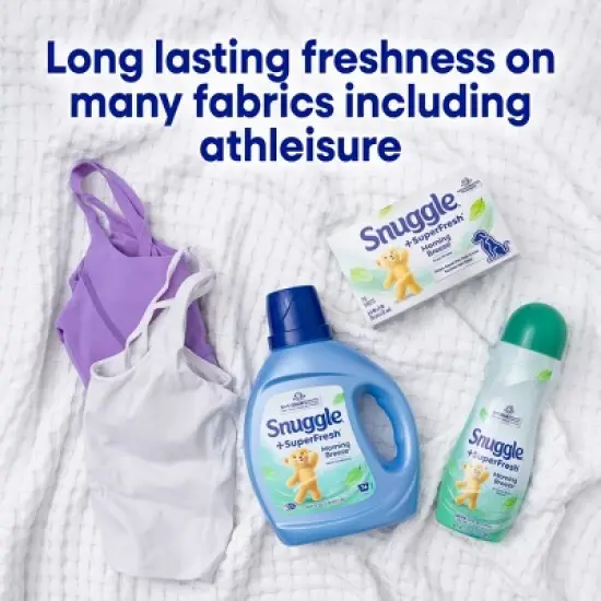 Snuggle Plus SuperFresh Original Fabric Softener Dryer Sheets - 200ct image {4}