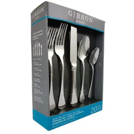 Gibson Home Classic Manchester 20 Piece Flatware Set image {4}