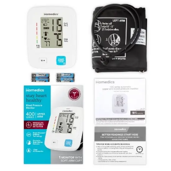 HoMedics 400 Series Upper Arm Blood Pressure Monitor with Cuff image {3}
