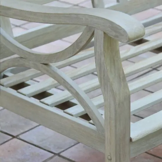 Abbington Teak Patio Sofa with Cushion - Cambridge Casual image {4}