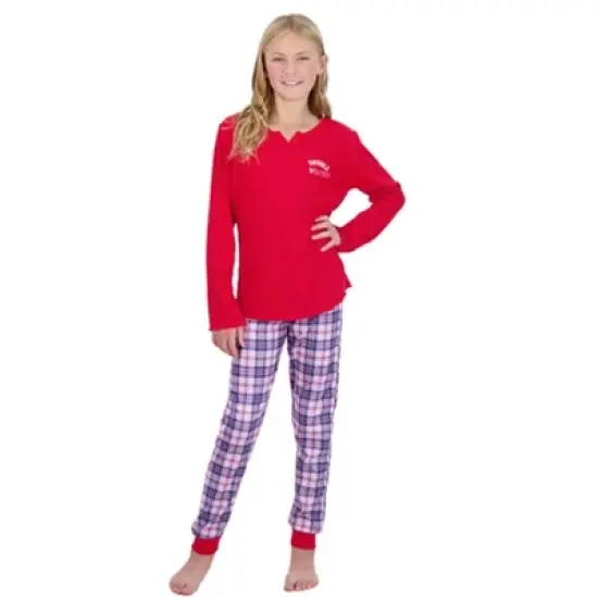 Sleep On It Girls 2-Piece Bmj Pajama Set - Snuggle image {3}