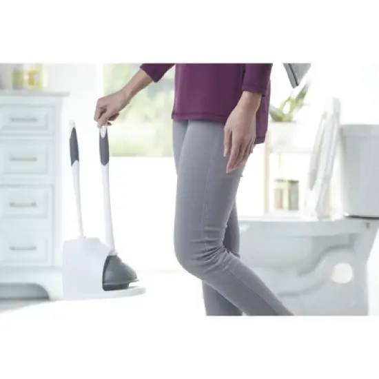 Clorox Plunger & Toilet Brush with Carry Caddy image {8}