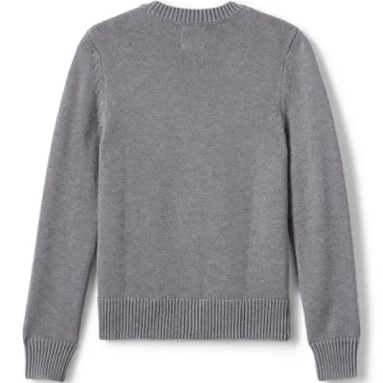Lands' End School Uniform Boys Cotton Modal Button Front Cardigan Sweater image {1}