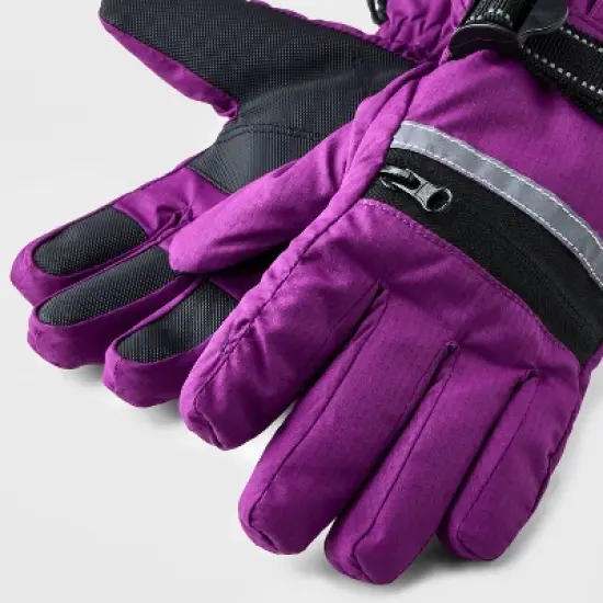 Girls' Ripstop Ski Gloves - All in Motion&trade; image {1}