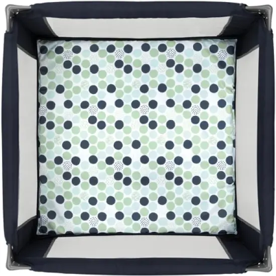 Chicco Tot Quad Portable Lightweight Machine Washable Square Playpen - Navy image {2}