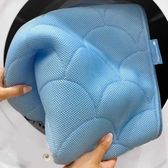 Organic Dream ComfortCloud Mini Crib Mattress in Sky Blue image {3}