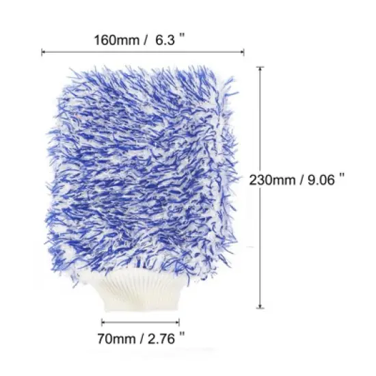 Unique Bargains House Cleaning Microfiber Blend Washable Scratch Free Dusting Gloves image {1}