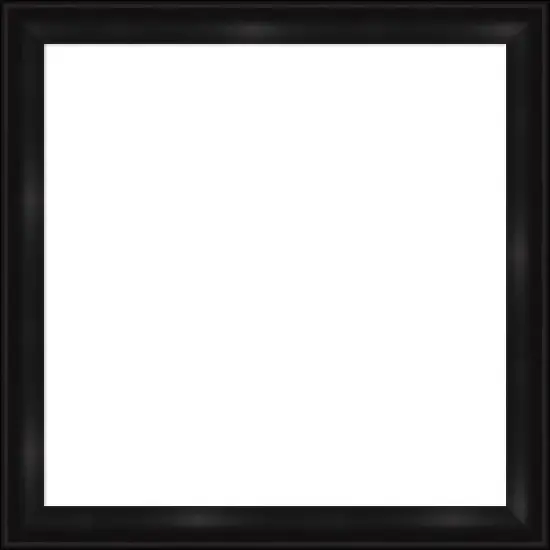 Amanti Art 28"x28" Grand Black Narrow Framed Magnetic Dry Erase Board image {7}