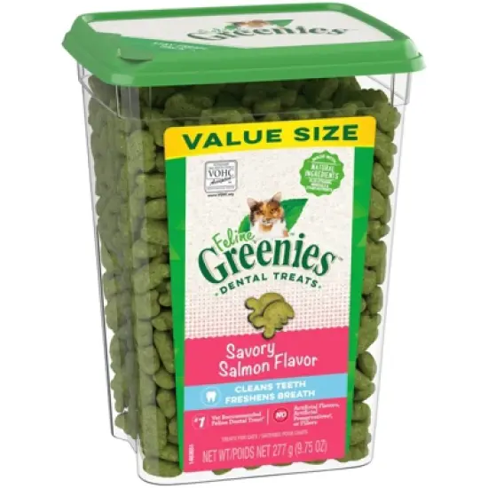 Greenies Savory Salmon Flavor Dental Cat Treats image {14}