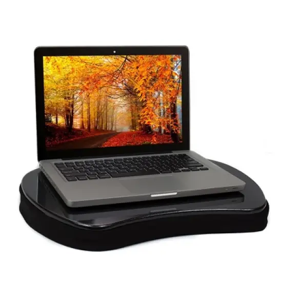 Sofia + Sam Mini Memory Foam Lap Desk Color: Black image {4}