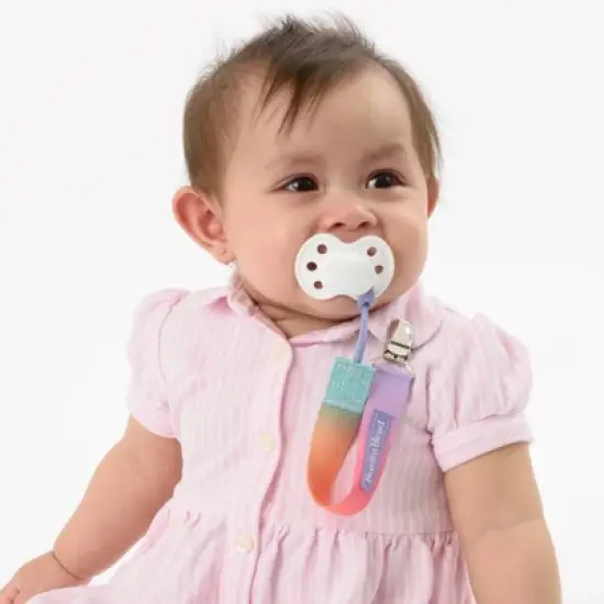 BooginHead PaciGrip Pacifier - Pink Ombre - 2pk image {2}
