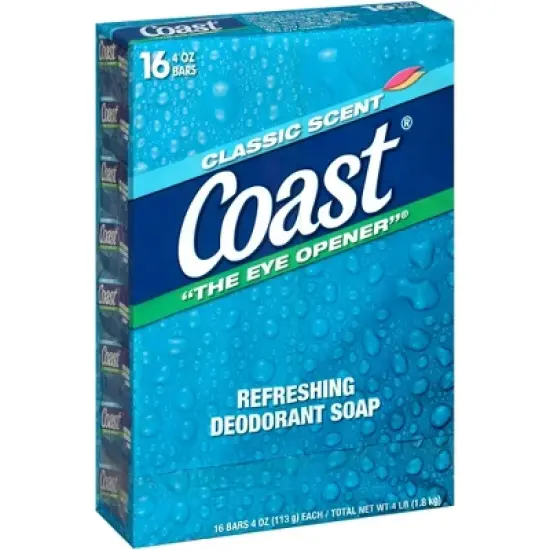 Coast Bar Soap Refreshing Classic Scent 16 Bars image {4}