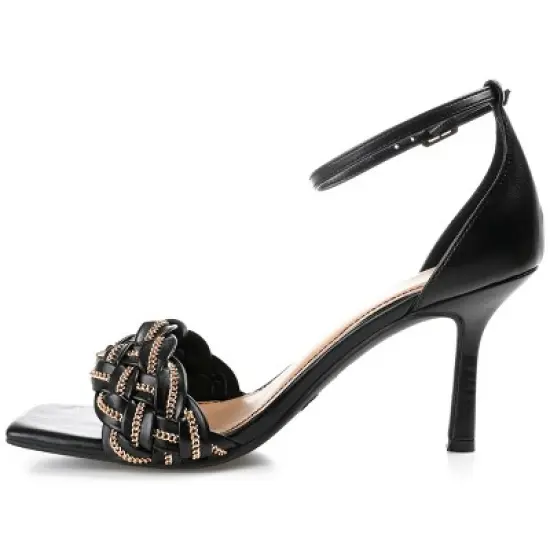 Journee Collection Womens Mabella Tru Comfort Foam Open Toe Mid Stiletto Pumps image {1}