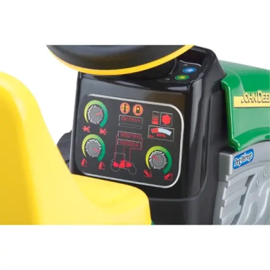 Peg Perego John Deere Farm Tractor with Trailer image {1}