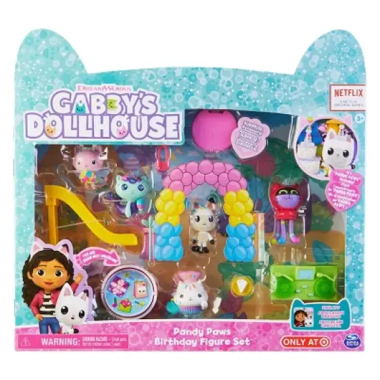 Gabby's Dollhouse &ndash; Pandy Paws' Birthday Figure Set (Target Exclusive) image {1}