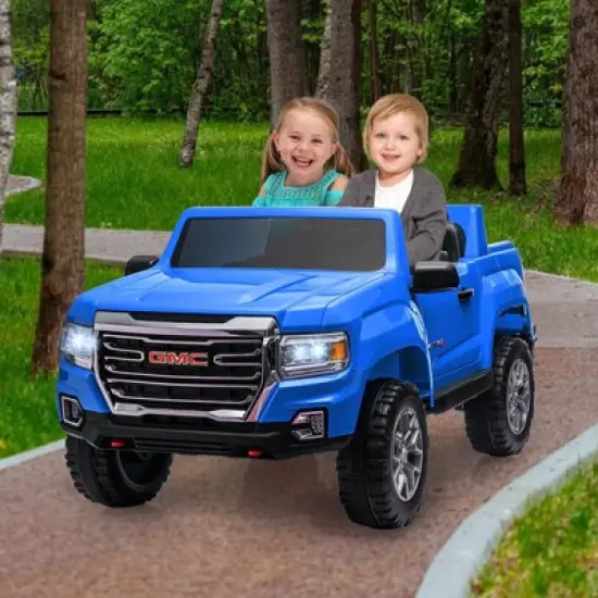 Acekool 24V 2-Seater Licensed GMC Ride On Truck Car with Remote, LED Lights, MP3, 2x200W Motors & Large Seat, Battery Powered Kids Car image {5}