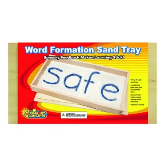 Primary Concepts Word Formation Sand Tray, 15"W x 8"L, Pack of 4 image {1}