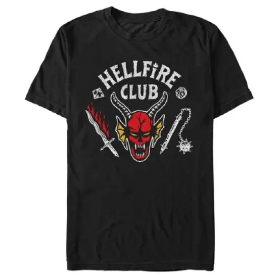 Men's Stranger Things Hellfire Club Costume T-Shirt image {4}