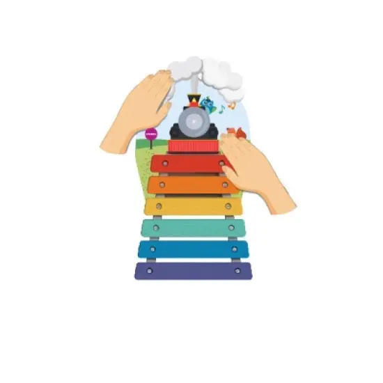 Oribel Vertiplay Musical Rail Track Xylophone Baby Toy image {2}