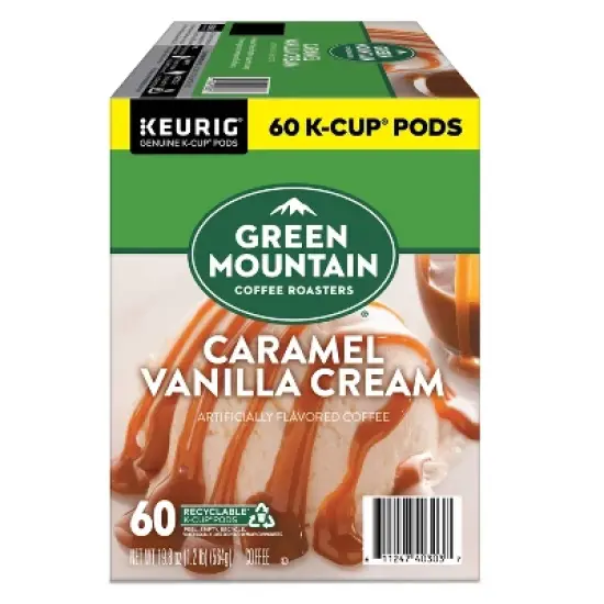 Green Mountain Caramel Vanilla Cream Flavored Keurig K-Cup Light Roast Coffee Pods image {10}