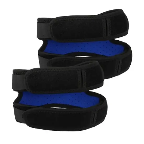 Unique Bargains Basketball Knee Protector Patella Support Stabilizers for Race Playing Polyester 1 Pair image {3}