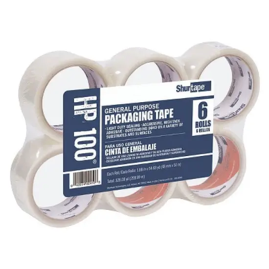Shurtape  CartonSealingTape,1.6mil,Clear,PK36 207141 image {6}