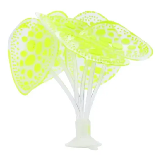 Unique Bargains Simulation Glowing Silicone Aquarium Simulation Coral image {11}