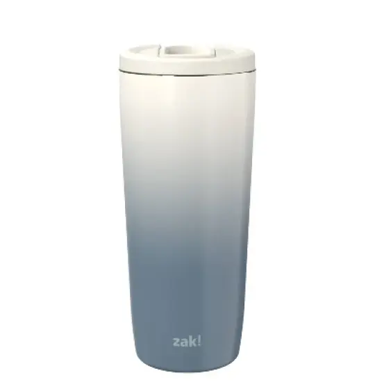 Zak Designs 20 fl oz Stainless Steel Vacuum Serenity Tumbler with Slide Lid image {9}