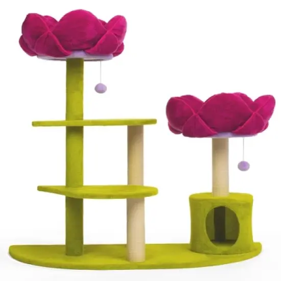 Prevue Pet Products Kitty Power Flower Garden Cat Tree Tower image {4}