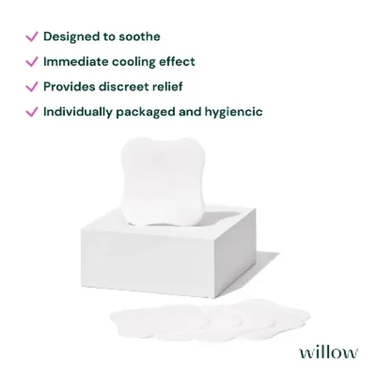 WILLOW Cooling Gel Nipple Pads Kit - 6pk image {2}