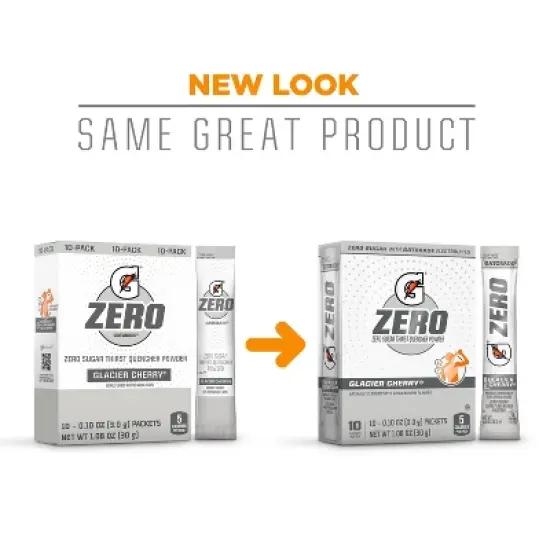 G Zero Glacier Cherry Sport Mix - 10pk/0.084oz Pouches image {4}