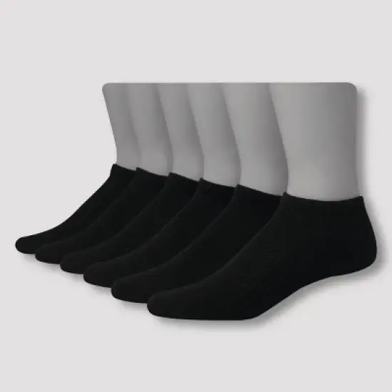 Men's Big & Tall Hanes Premium Performance Cushioned Low Cut Socks 6pk image {4}