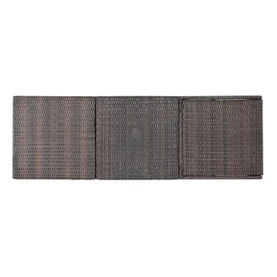 GDFStudio Laraine Outdoor Wicker Adjustable Chaise Lounge image {5}