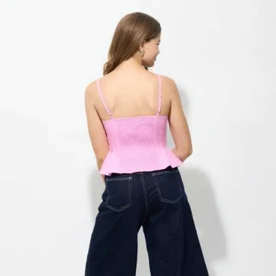 Women's Pleated Poplin Cami - Wild Fable&trade; image {1}